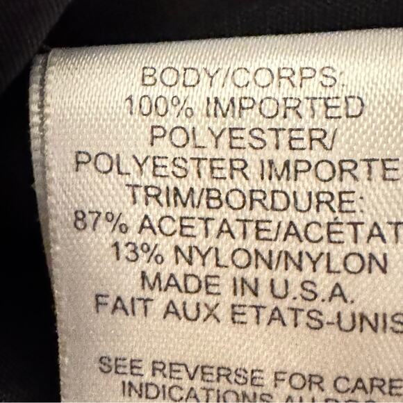 Talbots black knee length short sleeve shift dress size 6P
 b16 - Picture 3 of 4